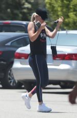 KALEY CUOCOC Riding a Trike Bike at a Park in Los Angeles 07/16/2018
