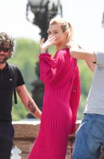 KARLIE KLOSS on the Set of a Photoshoot in Paris 07/03/2018