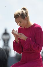KARLIE KLOSS on the Set of a Photoshoot in Paris 07/03/2018