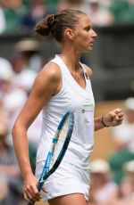 KAROLINA PLISKOVA at Wimbledon Tennis Championships in London 07/03/2018