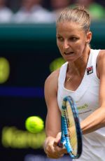 KAROLINA PLISKOVA at Wimbledon Tennis Championships in London 07/03/2018