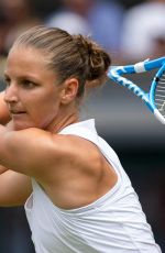 KAROLINA PLISKOVA at Wimbledon Tennis Championships in London 07/03/2018