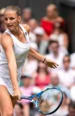 KAROLINA PLISKOVA at Wimbledon Tennis Championships in London 07/03/2018