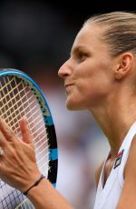 KAROLINA PLISKOVA at Wimbledon Tennis Championships in London 07/03/2018