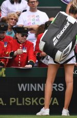 KAROLINA PLISKOVA at Wimbledon Tennis Championships in London 07/03/2018