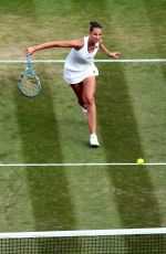 KAROLINA PLISKOVA at Wimbledon Tennis Championships in London 07/06/2018
