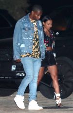 KARRUECHE TRAN and Victor Cruz at Nobu in Malibu 07/16/2018