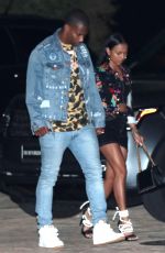 KARRUECHE TRAN and Victor Cruz at Nobu in Malibu 07/16/2018