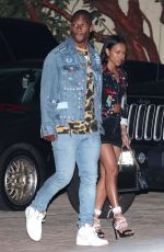 KARRUECHE TRAN and Victor Cruz at Nobu in Malibu 07/16/2018