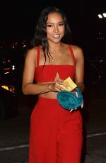 KARRUECHE TRAN Arrives at Rhude x Maxfield Pop Up Opening in West Hollywood 07/12/2018