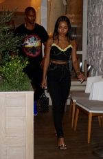 KARRUECHE TRAN at Avra in Beverly Hills 07/13/2018