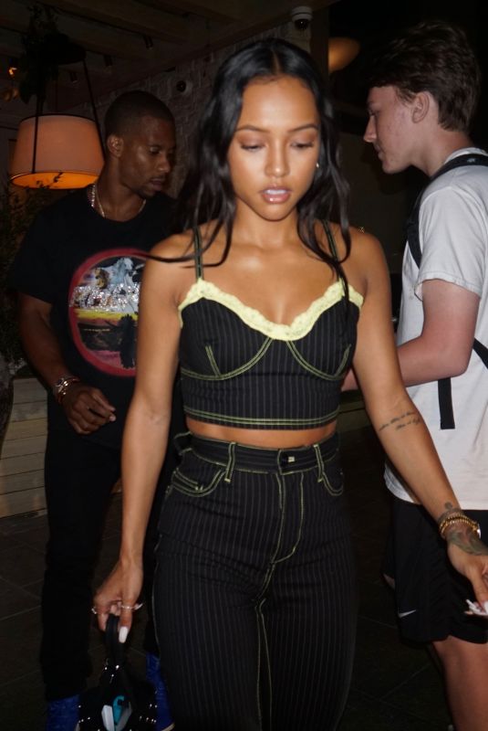 KARRUECHE TRAN at Avra in Beverly Hills 07/13/2018