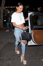 KARRUECHE TRAN in Ripped Jeans Leaves Delilah in West Hollywood 07/01/2018