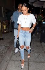 KARRUECHE TRAN in Ripped Jeans Leaves Delilah in West Hollywood 07/01/2018