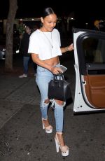KARRUECHE TRAN in Ripped Jeans Leaves Delilah in West Hollywood 07/01/2018