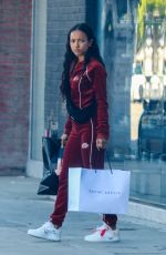KARRUECHE TRAN Out Shopping in Hollywood 07/20/2018