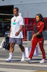 KARRUECHE TRAN Out Shopping in Hollywood 07/20/2018