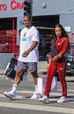 KARRUECHE TRAN Out Shopping in Hollywood 07/20/2018