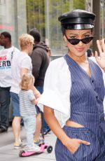 KAT GRAHAM Leaves SiriusXM Radio in New York 07/12/2018