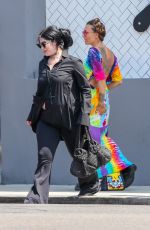 KAT VON D All in Black Out in Los Angeles 07/28/2018