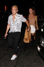 KATE BECKINSALE Leaves Republique Restaurant in Los Angeles 07/17/2018