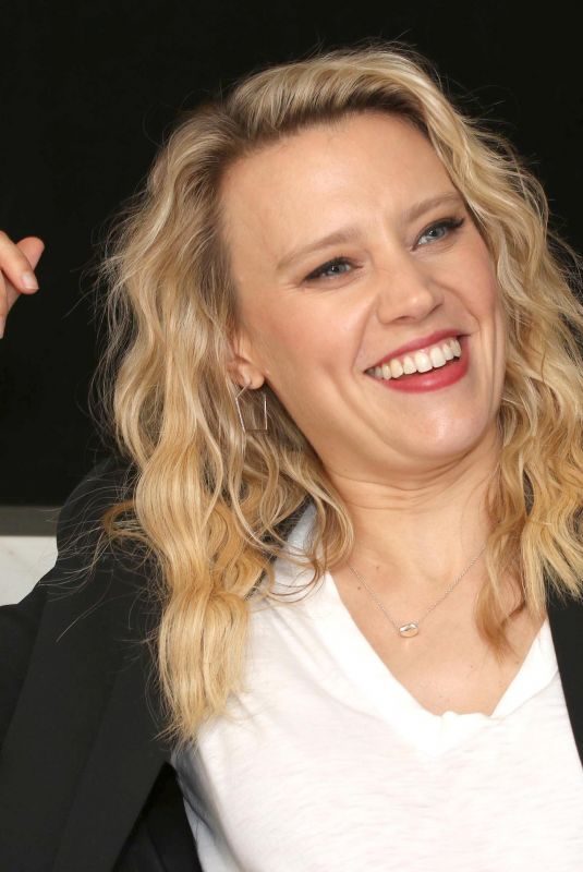 KATE MCKINNON at The Spy Who Dumped Me Press Conference in New York 07/13/2018