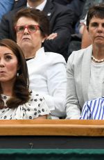 KATE MIDDLETON and MEGHAN MARKLE at Wimbledon Tennis Championships in London 07/14/2018