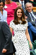 KATE MIDDLETON and MEGHAN MARKLE at Wimbledon Tennis Championships in London 07/14/2018