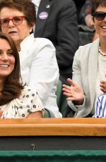KATE MIDDLETON and MEGHAN MARKLE at Wimbledon Tennis Championships in London 07/14/2018
