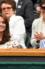 KATE MIDDLETON and MEGHAN MARKLE at Wimbledon Tennis Championships in London 07/14/2018