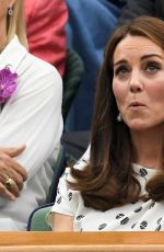 KATE MIDDLETON and MEGHAN MARKLE at Wimbledon Tennis Championships in London 07/14/2018