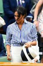 KATE MIDDLETON and MEGHAN MARKLE at Wimbledon Tennis Championships in London 07/14/2018