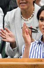 KATE MIDDLETON and MEGHAN MARKLE at Wimbledon Tennis Championships in London 07/14/2018