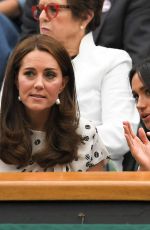 KATE MIDDLETON and MEGHAN MARKLE at Wimbledon Tennis Championships in London 07/14/2018