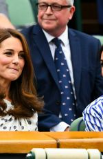 KATE MIDDLETON and MEGHAN MARKLE at Wimbledon Tennis Championships in London 07/14/2018