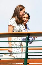 KATE MIDDLETON and MEGHAN MARKLE at Wimbledon Tennis Championships in London 07/14/2018