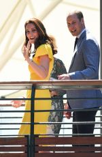 KATE MIDDLETON and Prince William at Wimbledon Tennis Championships in London 07/15/2018