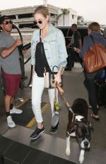 KATE UPTON at Los Angeles International Airport 07/25/2018