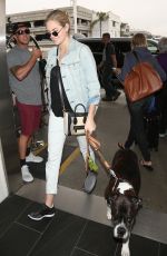 KATE UPTON at Los Angeles International Airport 07/25/2018