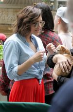 KATHARINE MCPHEE Rehearsing for Broadway in the Park at Bryant Park in New York 07/12/2018