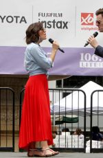 KATHARINE MCPHEE Rehearsing for Broadway in the Park at Bryant Park in New York 07/12/2018