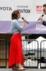 KATHARINE MCPHEE Rehearsing for Broadway in the Park at Bryant Park in New York 07/12/2018