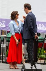 KATHARINE MCPHEE Rehearsing for Broadway in the Park at Bryant Park in New York 07/12/2018