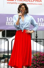 KATHARINE MCPHEE Rehearsing for Broadway in the Park at Bryant Park in New York 07/12/2018