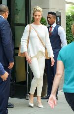 KATHERINE HEIGL and Josh Kelley Leaves Their Hotel in New York 07/13/2018