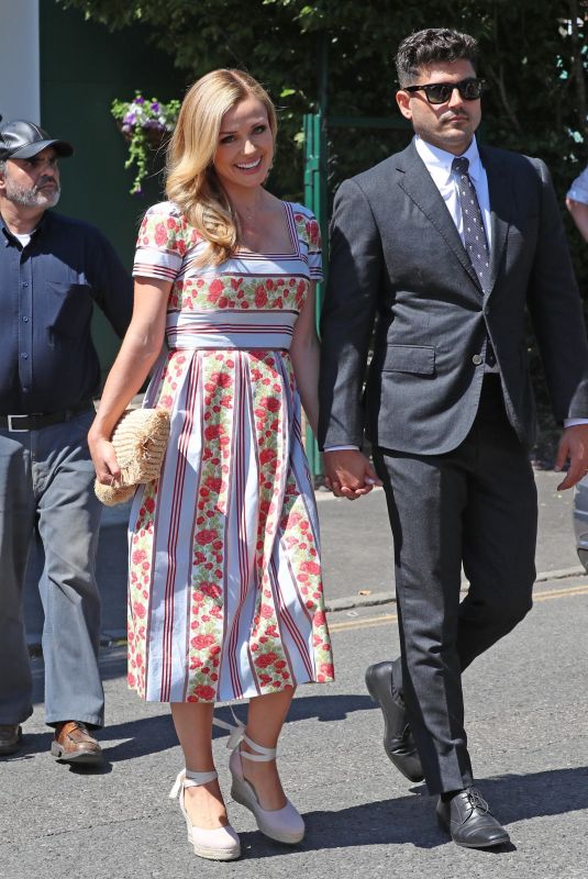 KATHERINE JENKINS at 2018 Wimbledon Tennis Tournament Final in London 07/15/2018