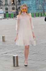 KATHRYN NEWTON at Dior Dinner at Place Vendome in Paris 07/02/2018