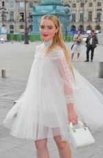 KATHRYN NEWTON at Dior Dinner at Place Vendome in Paris 07/02/2018