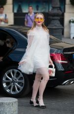KATHRYN NEWTON at Dior Dinner at Place Vendome in Paris 07/02/2018