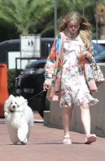 KATHRYN NEWTON Out With Her Dog in Beverly Hills 07/17/2018